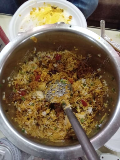 Delicious Veg Biryani prepared by COOX