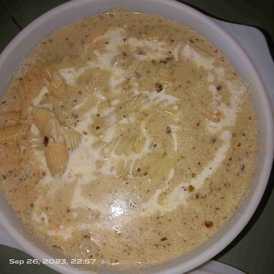 Delicious Pasta in White Sauce prepared by COOX