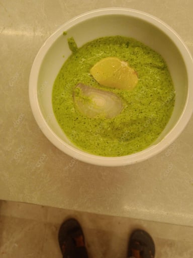 Delicious Green Chutney prepared by COOX