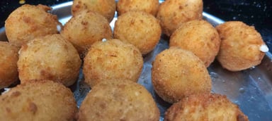 Delicious Fried Cheese Balls prepared by COOX