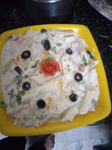 Delicious Pasta in White Sauce prepared by COOX