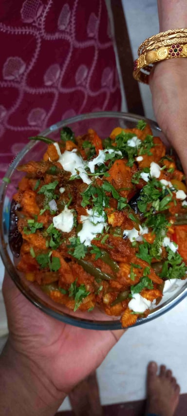 Delicious Veg Jalfrezi prepared by COOX