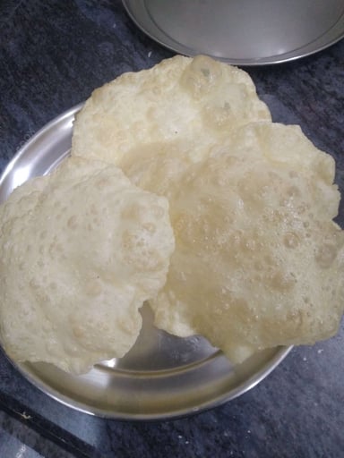 Tasty Bhature cooked by COOX chefs cooks during occasions parties events at home