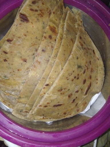 Delicious Lachha Parathas prepared by COOX