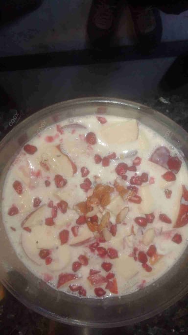 Delicious Fruit Cream prepared by COOX