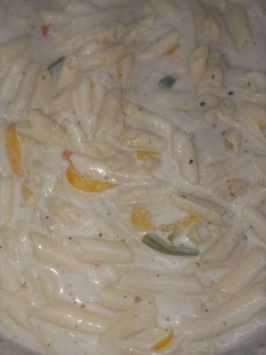 Delicious Pasta in White Sauce prepared by COOX