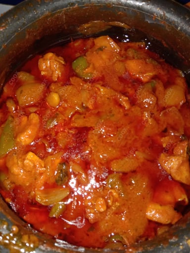 Delicious Kadhai Chicken prepared by COOX