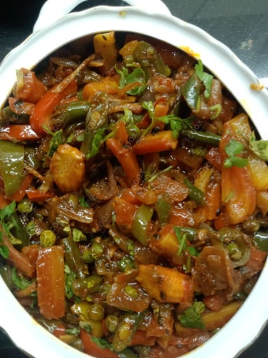 Delicious Veg Jalfrezi prepared by COOX