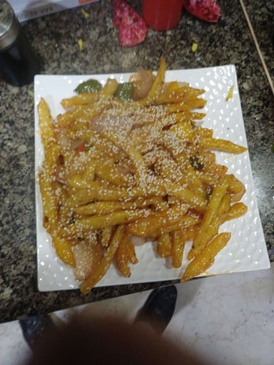 Delicious Honey Chilli Potato prepared by COOX