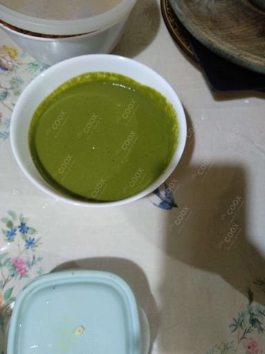 Delicious Green Chutney prepared by COOX