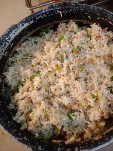 Delicious Veg Fried Rice prepared by COOX