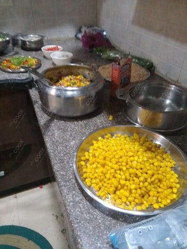 Delicious Corn Chaat prepared by COOX