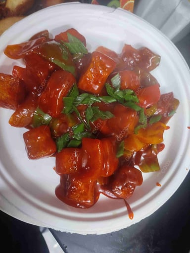 Delicious Chilli Paneer (Dry) prepared by COOX