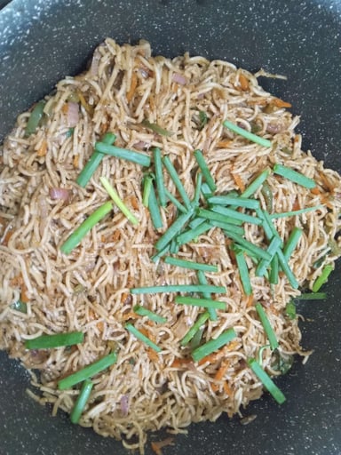 Delicious Veg Hakka Noodles prepared by COOX