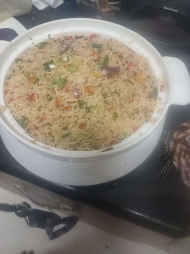 Delicious Veg Fried Rice prepared by COOX