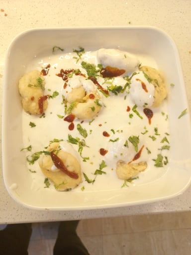 Delicious Dahi Bhalla prepared by COOX