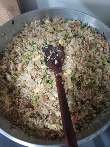 Delicious Veg Fried Rice prepared by COOX