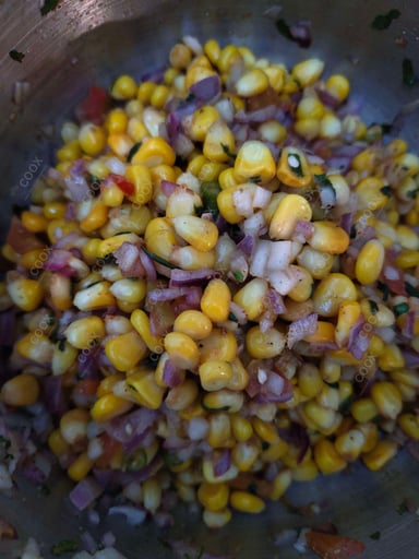 Delicious Corn Chaat prepared by COOX