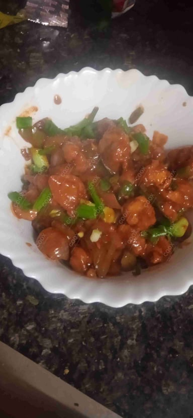 Delicious Chilli Paneer (Dry) prepared by COOX