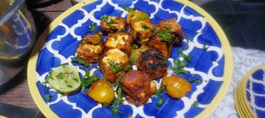 Delicious Paneer Tikka prepared by COOX