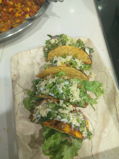 Tasty Veg Taco cooked by COOX chefs cooks during occasions parties events at home