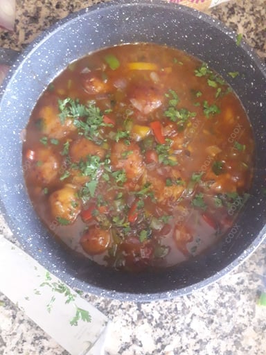 Delicious Veg Manchurian (Gravy) prepared by COOX