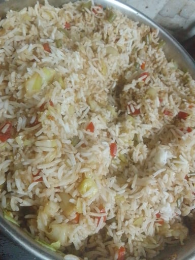 Delicious Veg Fried Rice prepared by COOX