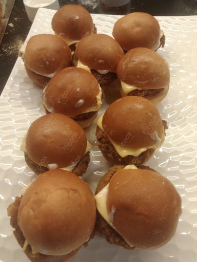 Tasty Lamb Burgers cooked by COOX chefs cooks during occasions parties events at home