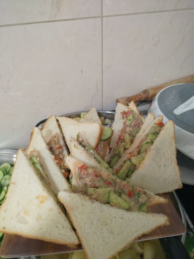 Tasty Veg Grilled Sandwiches cooked by COOX chefs cooks during occasions parties events at home