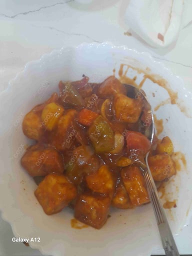 Delicious Chilli Paneer (Gravy) prepared by COOX