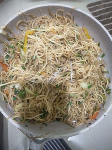 Delicious Chilli Garlic Noodles prepared by COOX