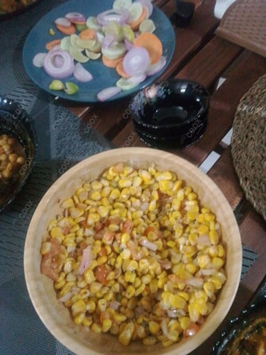 Delicious Corn Chaat prepared by COOX