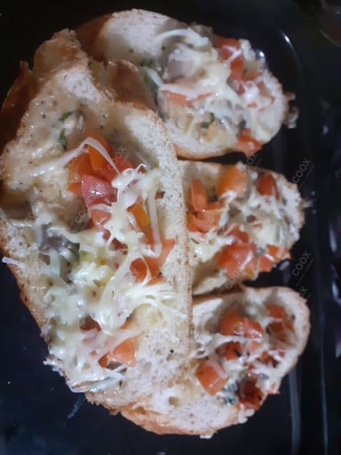 Delicious Tomato Mushroom Bruschetta prepared by COOX