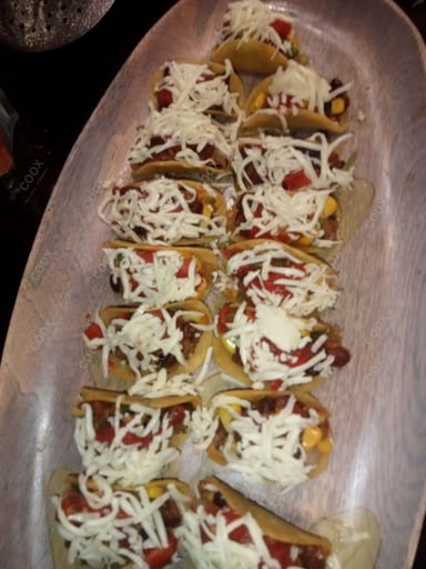 Tasty Veg Taco cooked by COOX chefs cooks during occasions parties events at home