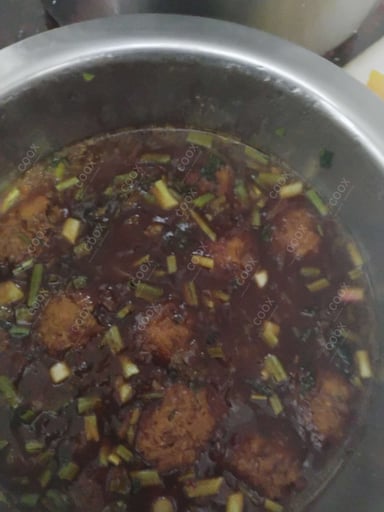 Delicious Veg Manchurian (Gravy) prepared by COOX