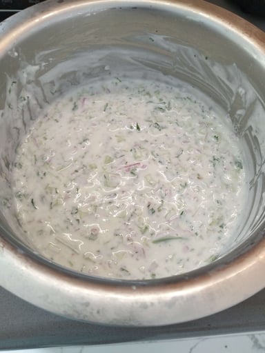 Delicious Cucumber Raita prepared by COOX