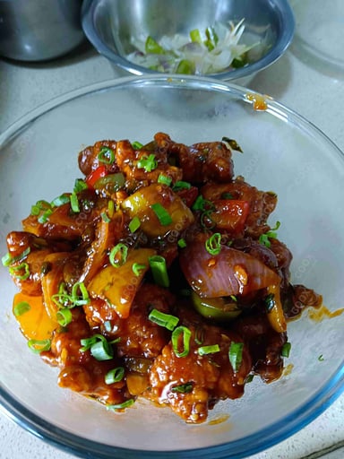 Delicious Chicken Manchurian (Dry) prepared by COOX
