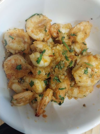 Delicious Butter Garlic Prawns prepared by COOX