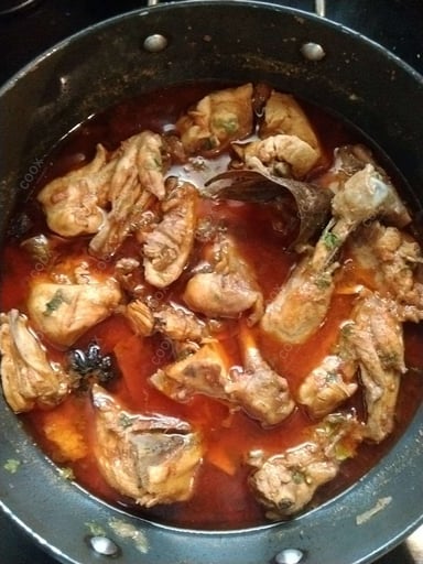 Delicious Kadhai Chicken prepared by COOX