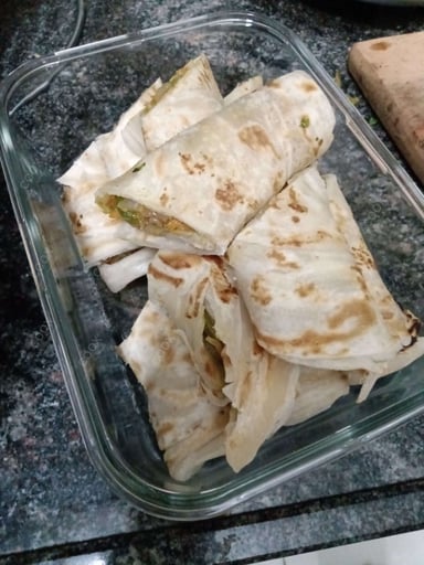 Delicious Veg Kathi Rolls prepared by COOX