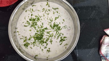 Delicious Cucumber Raita prepared by COOX