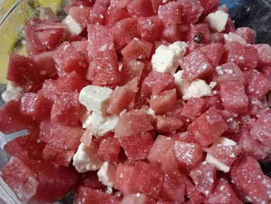 Delicious Watermelon Gazpacho prepared by COOX