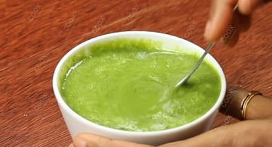 Delicious Green Chutney prepared by COOX