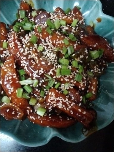 Delicious Honey Chilli Potato prepared by COOX