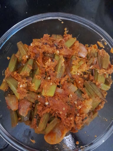 Delicious Bhindi do Pyaza prepared by COOX