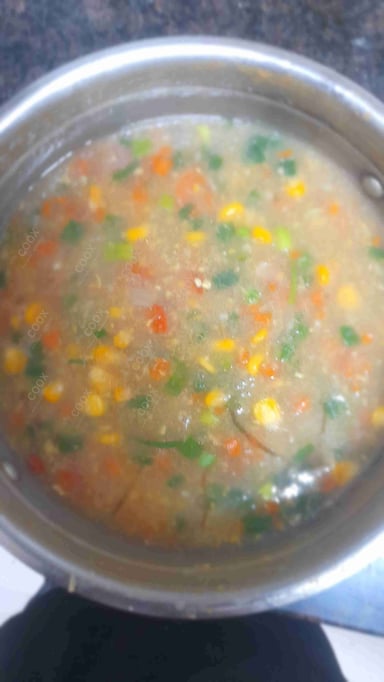 Delicious Sweet Corn Soup prepared by COOX