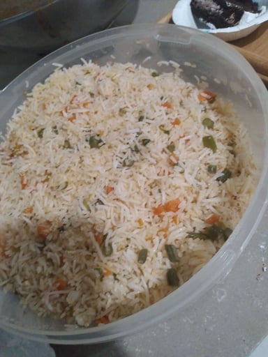 Delicious Veg Fried Rice prepared by COOX