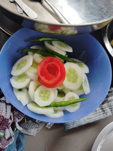 Delicious Salad, Papad prepared by COOX