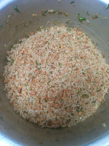 Tasty Burnt Garlic Rice cooked by COOX chefs cooks during occasions parties events at home