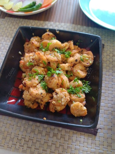 Delicious Butter Garlic Prawns prepared by COOX